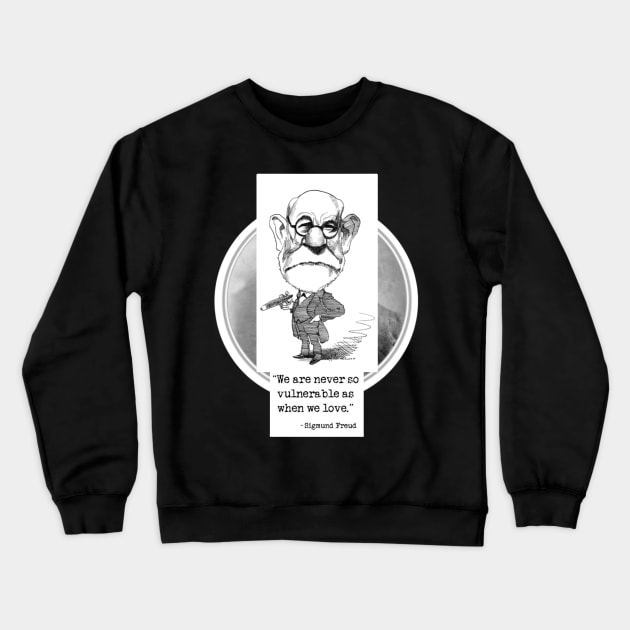 sigmund freud Crewneck Sweatshirt by elywick